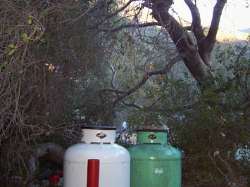 Rob's Tree Service of Orange County Silverado Canyon in Progress